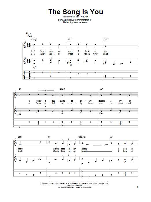 Produktbild zu: The Song Is You