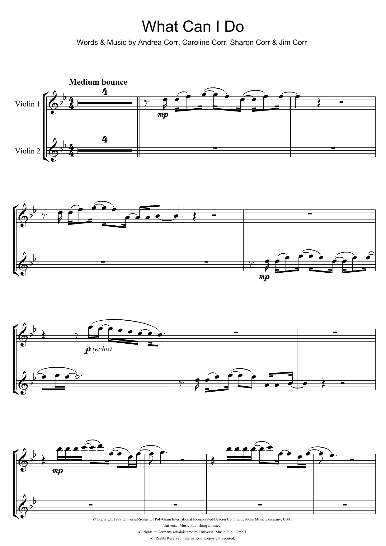 Product gallery: Page 1 of 1 What Can I Do, The Corrs