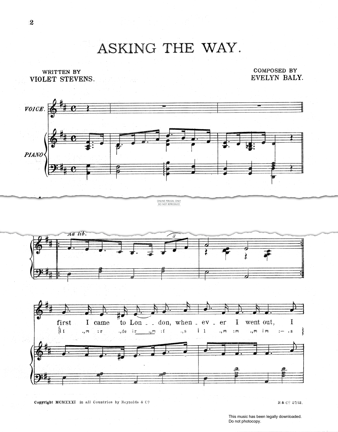 Produktbild zu: Asking The Way