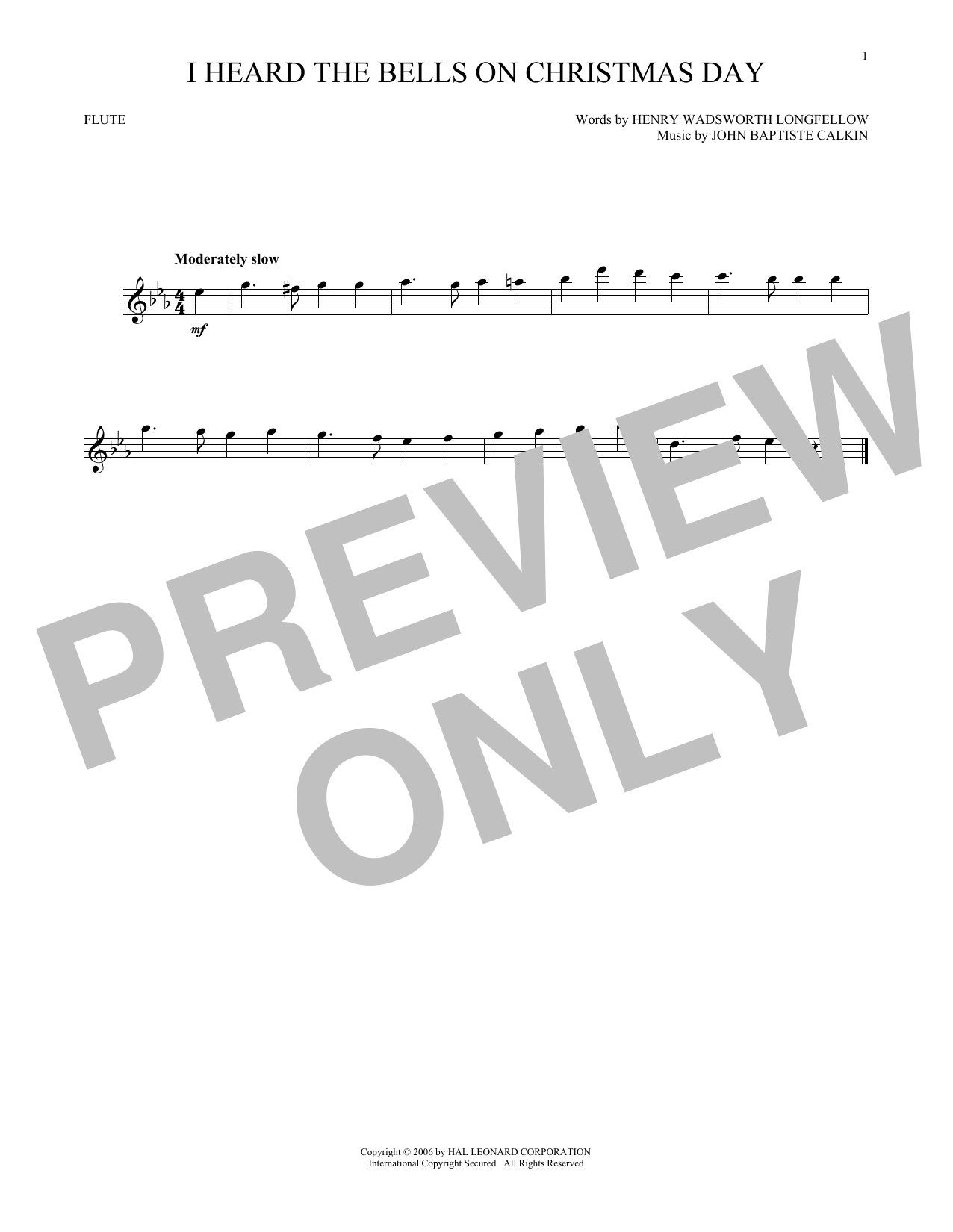 Product gallery: Page 1 of 1 I Heard The Bells On Christmas Day, Johnny Marks