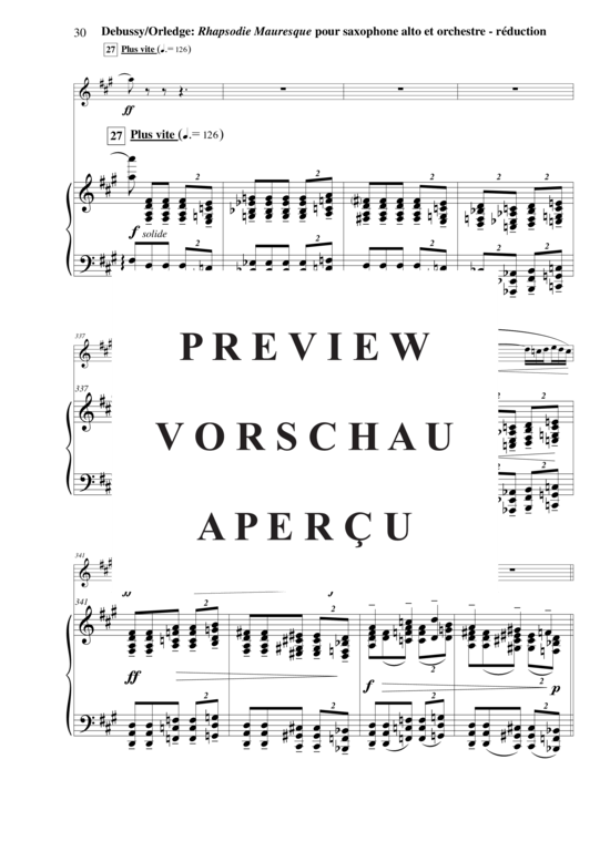 Product gallery: Page 41 of 53 Rhapsodie Mauresque , , (alto saxophone + piano)