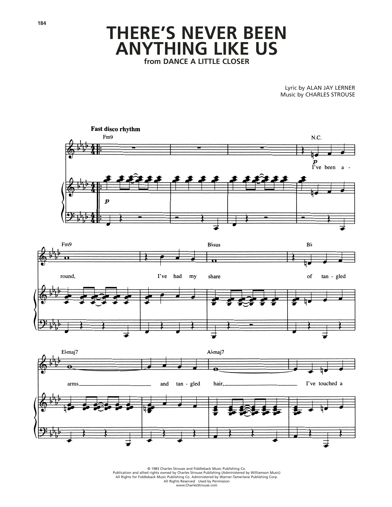 Produktbild zu: There's Never Been Anything Like Us (from Dance A Little Closer)