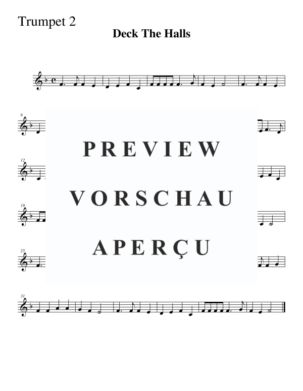 Produktgalerie: Seite 11 von 11 Deck the Halls, , Blechbläser Sextett