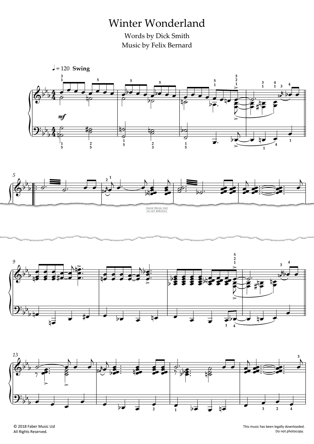 Produktgalerie: Seite 1 von 1 Winter Wonderland, Etta James, Klavier