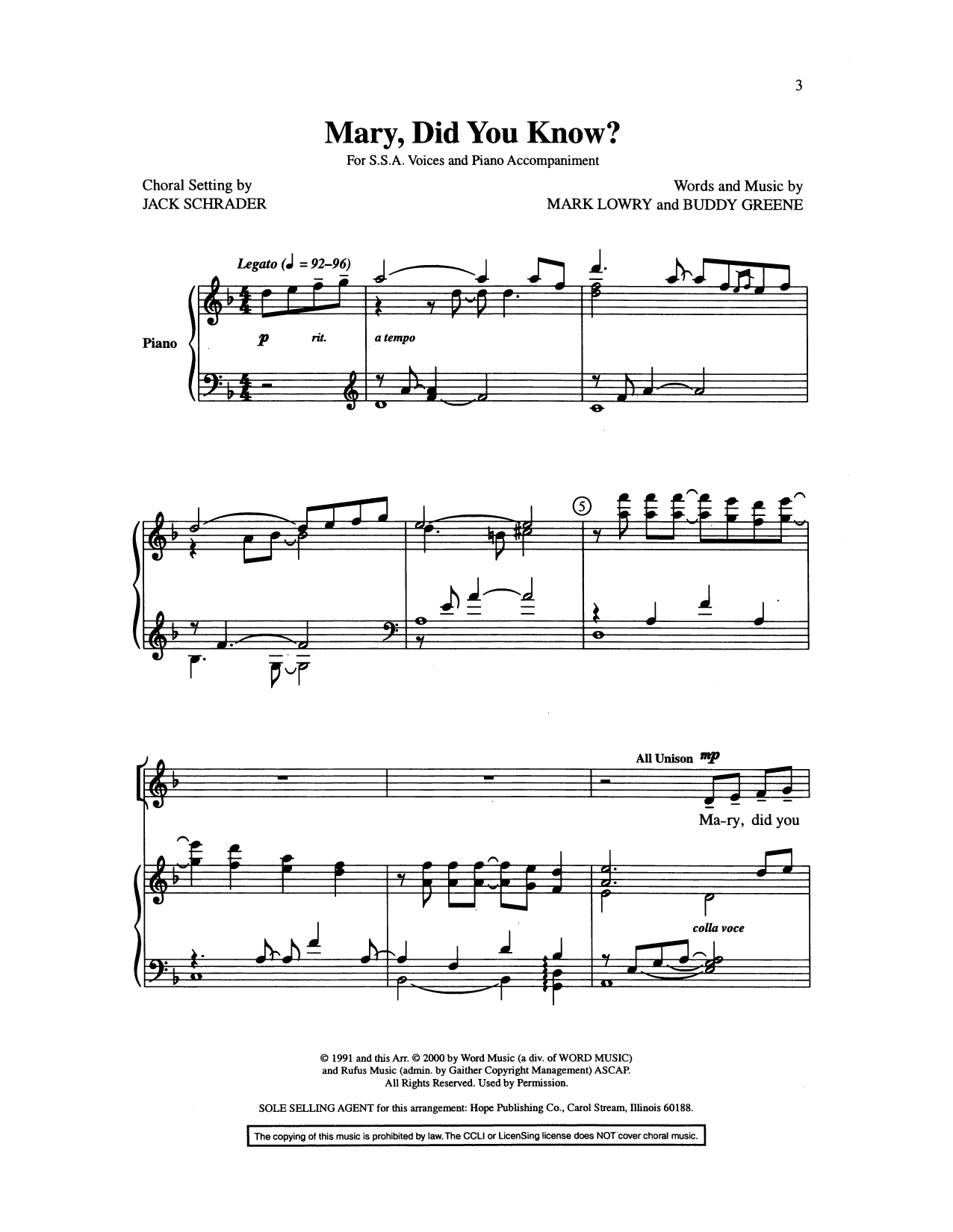 Produktgalerie: Seite 1 von 1 Mary, Did You Know? (arr. Jack Schrader), Buddy Greene, Chor