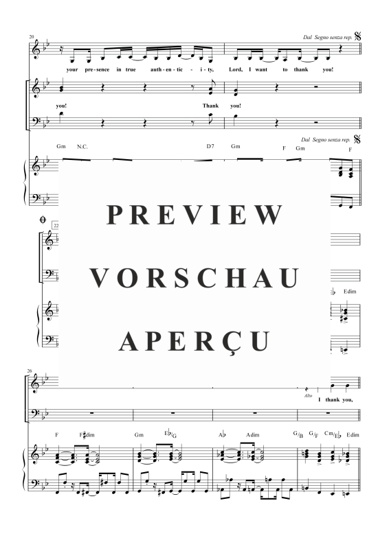 gallery: I Thank You, , Gemischter Chor SAB und Klavier