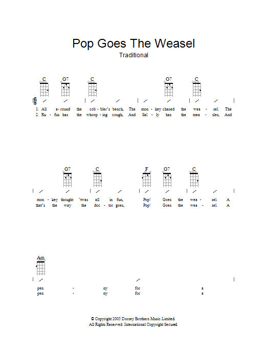 Product gallery: Page 1 of 1 Pop Goes The Weasel, Traditional