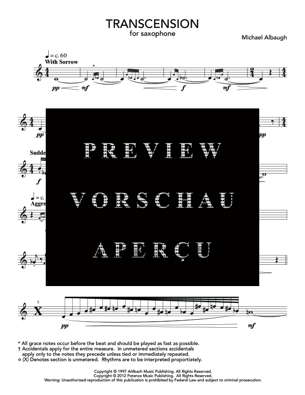 Product gallery: Page 6 of 11 Trancension, , (Saxophon Solo)