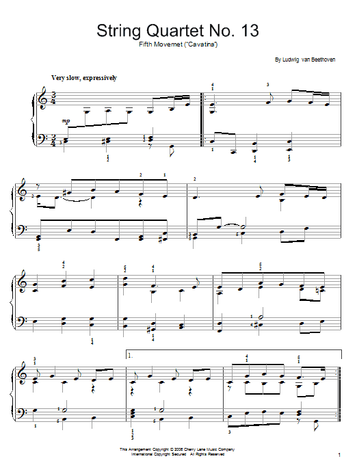 Produktbild zu: Cavatina