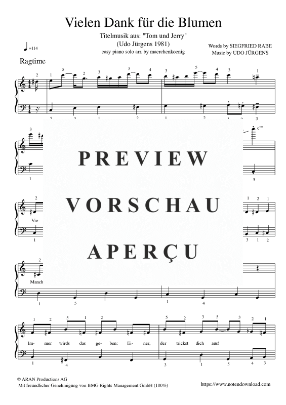gallery: Vielen Dank für die Blumen, Jürgens, Udo, (piano solo)