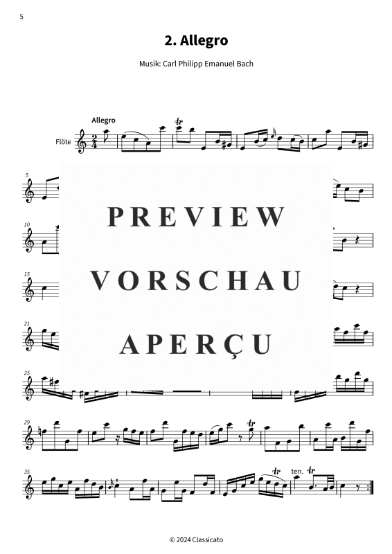 gallery: Sonate a-Moll, , (Querflöte)