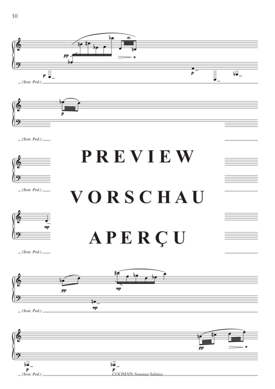 Product gallery: Page 10 of 11 Summer Solstice , , Piano Solo
