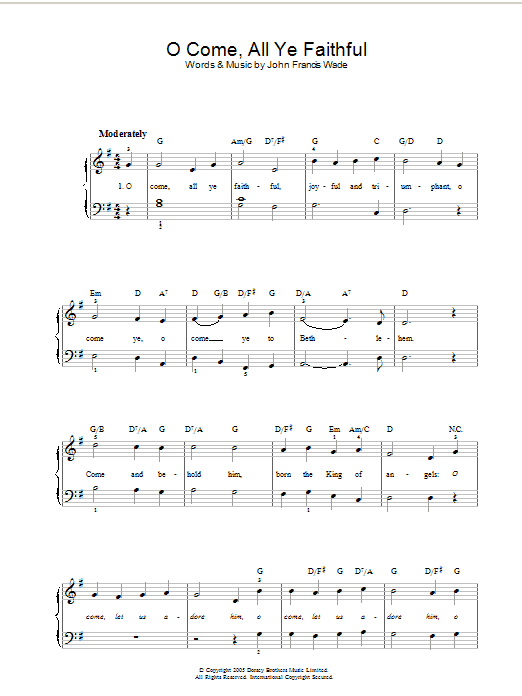 Produktbild zu: O Come, All Ye Faithful (Adeste Fideles)