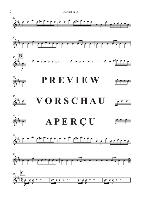 Product gallery: Page 5 of 7 König der letzten Tage - Gloria: Klarinette, , Clarinet in B-flat