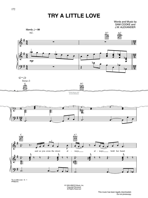 Produktgalerie: Seite 1 von 1 Try A Little Love, Sam Cooke, Gesang, Gitarre, Klavier