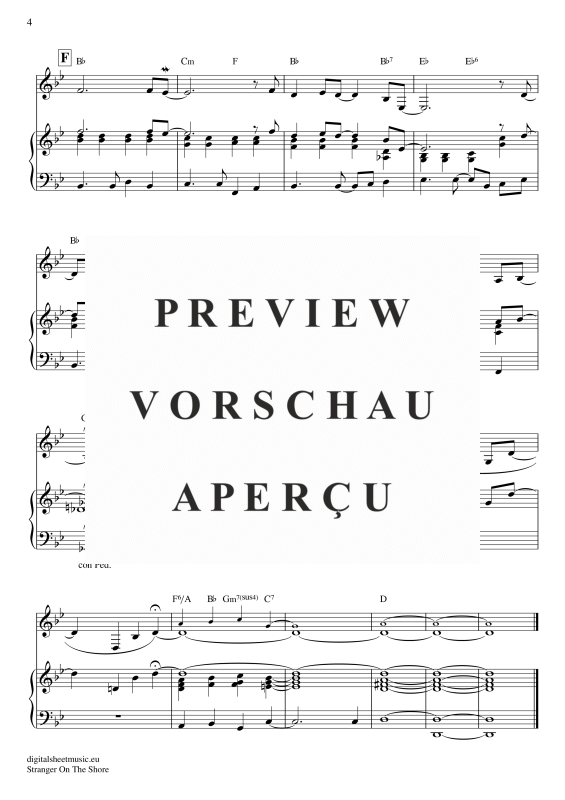 Produktgalerie: Seite 5 von 5 Stranger On The Shore, Bilk, Acker, Klavier und Gesang