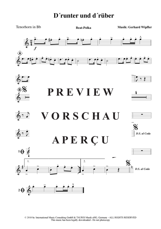 Product gallery: Page 6 of 8 Drunter und Drüber , Hofbräuhaus-Band, (Combo + 4 Horns)
