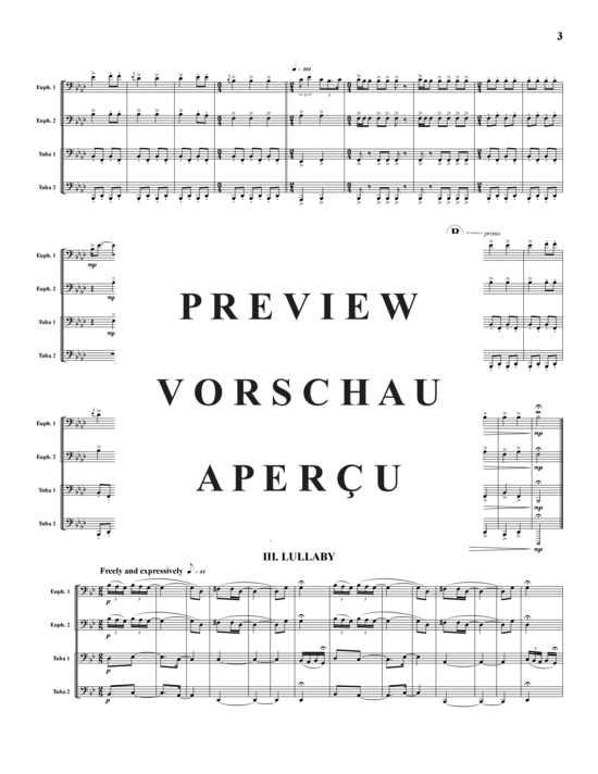 Product gallery: Page 4 of 21 Native American Suite 5 Sätze , , (Tuba Quartet: 2x Baritone, 2xTuba)