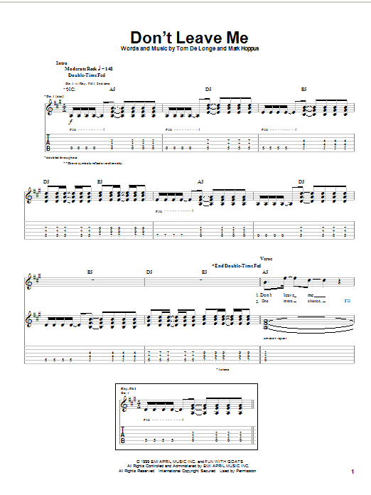 Product gallery: Page 1 of 1 Don't Leave Me, Blink-182