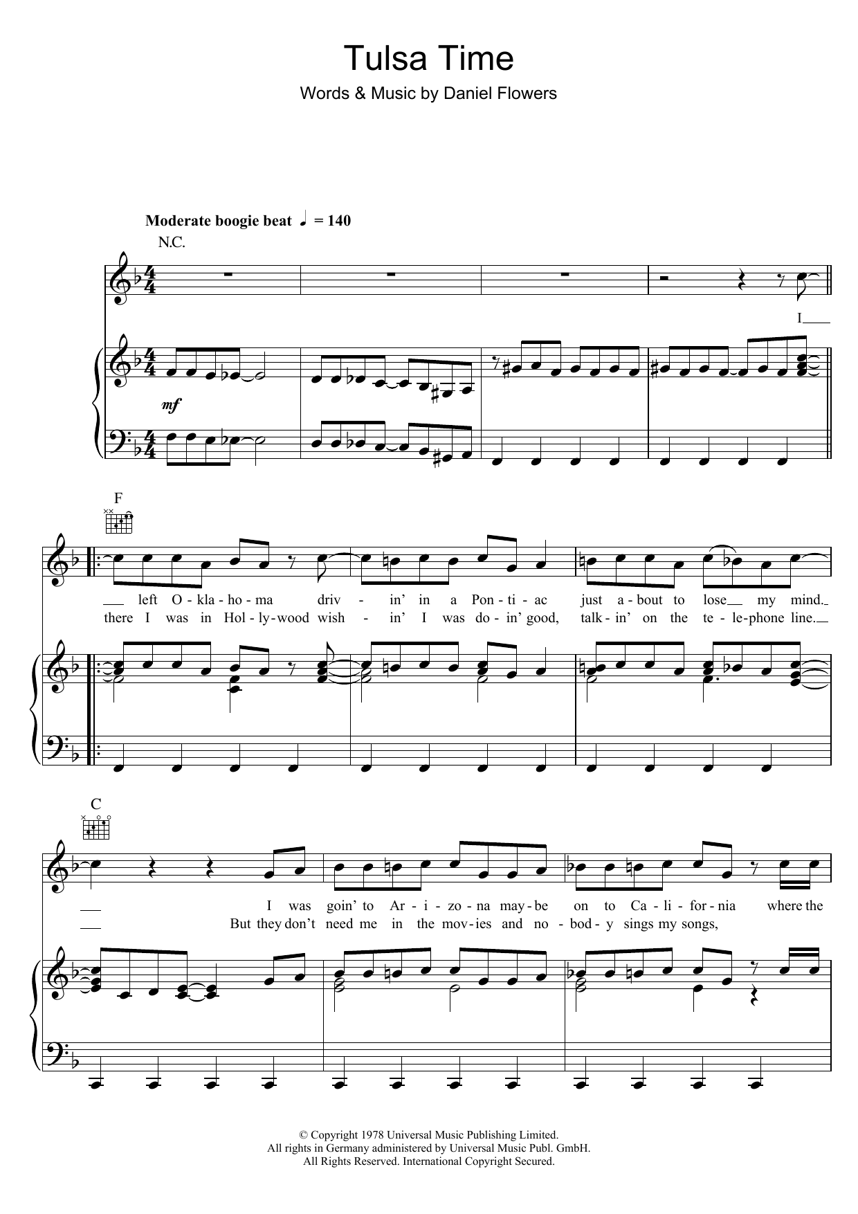 Produktgalerie: Seite 1 von 1 Tulsa Time, Don Williams, Gesang, Gitarre, Klavier