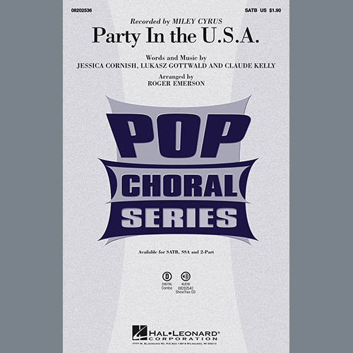 cover: Party In The USA (arr. Roger Emerson), Miley Cyrus