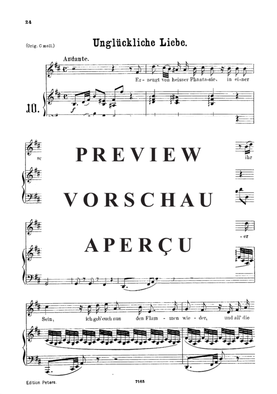 gallery: Unglückliche Liebe (Als Luise die Briefe K.520) , ,  (Gesang tief + Klavier)