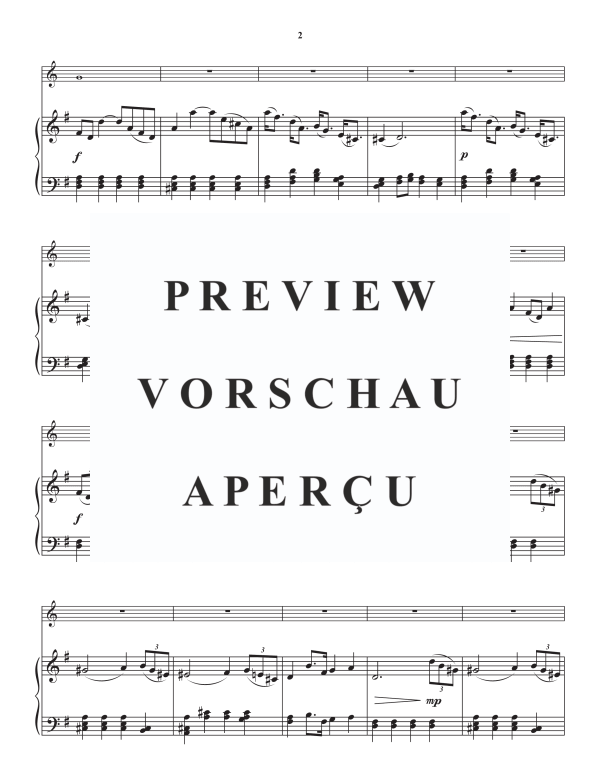 Produktgalerie: Seite 4 von 11 Sinfonia in G, , Alphorn in G und Klavier
