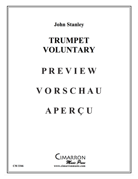 Produktgalerie: Seite 2 von 10 Trumpet Voluntary , , (Blechbläser Quintett)