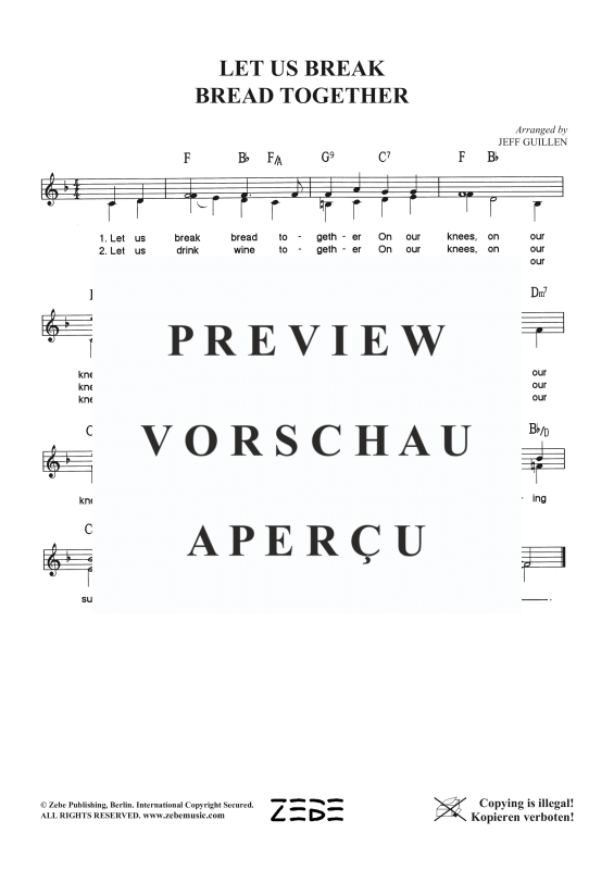 gallery: Let Us Break Bread Together, , Frauenchor SA