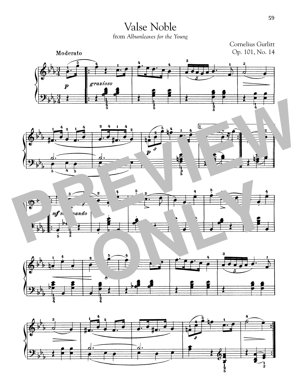 Product picture to: Valse Noble, Op. 101, No. 14