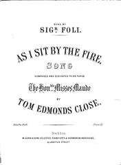 Produktbild zu: As I Sit By The Fire