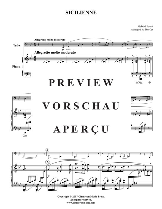 Product gallery: Page 2 of 8 Sicilienne , , (tuba + piano)