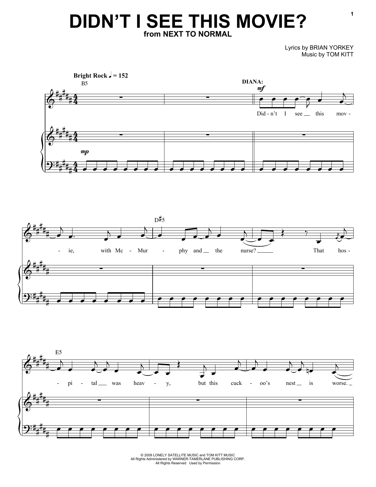Produktbild zu: Didn't I See This Movie? (from Next to Normal)