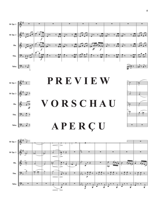 gallery: Morning, Noon and Night in Vienna Overture , , (Blechbläserquintett)