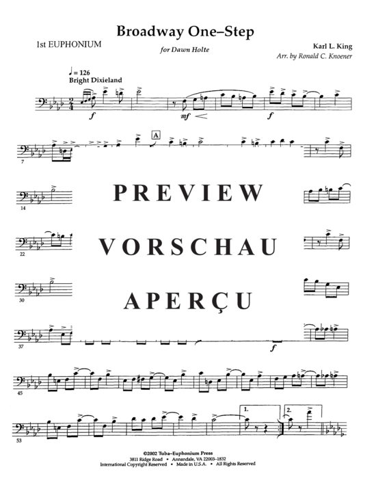 Product gallery: Page 11 of 20 Broadway One Step , , (Tuba Quartett EETT)