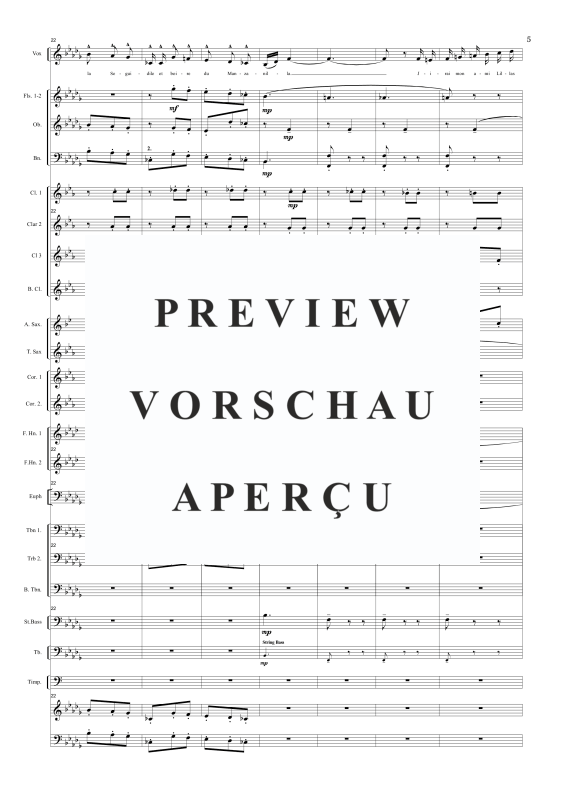 Produktgalerie: Seite 7 von 11 Pres des remparts de Seville (Seguidilla from Carmen), , Solo Gesang und Concert Band