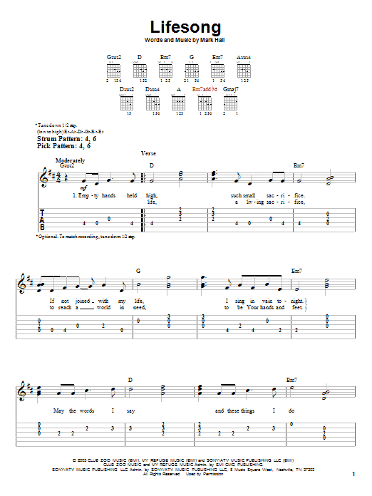 Product gallery: Page 1 of 1 Lifesong, Casting Crowns