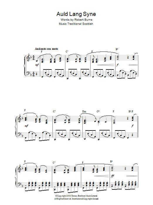 Product gallery: Page 1 of 1 Auld Lang Syne, Robert Burns