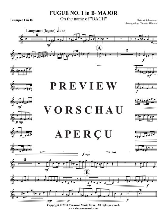 Produktgalerie: Seite 8 von 10 Fuge Nr. 1 in Bb , , (Blechbläserquintett)