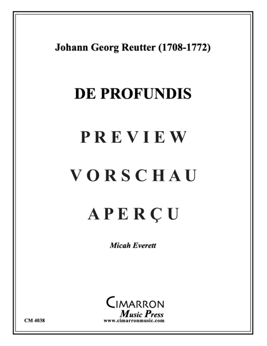 Product gallery: Page 2 of 9 De Profundis Clamavi , , (Trombone Quartet)