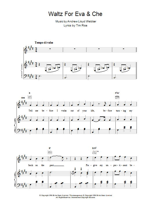 Product picture to: Waltz For Eva And Che