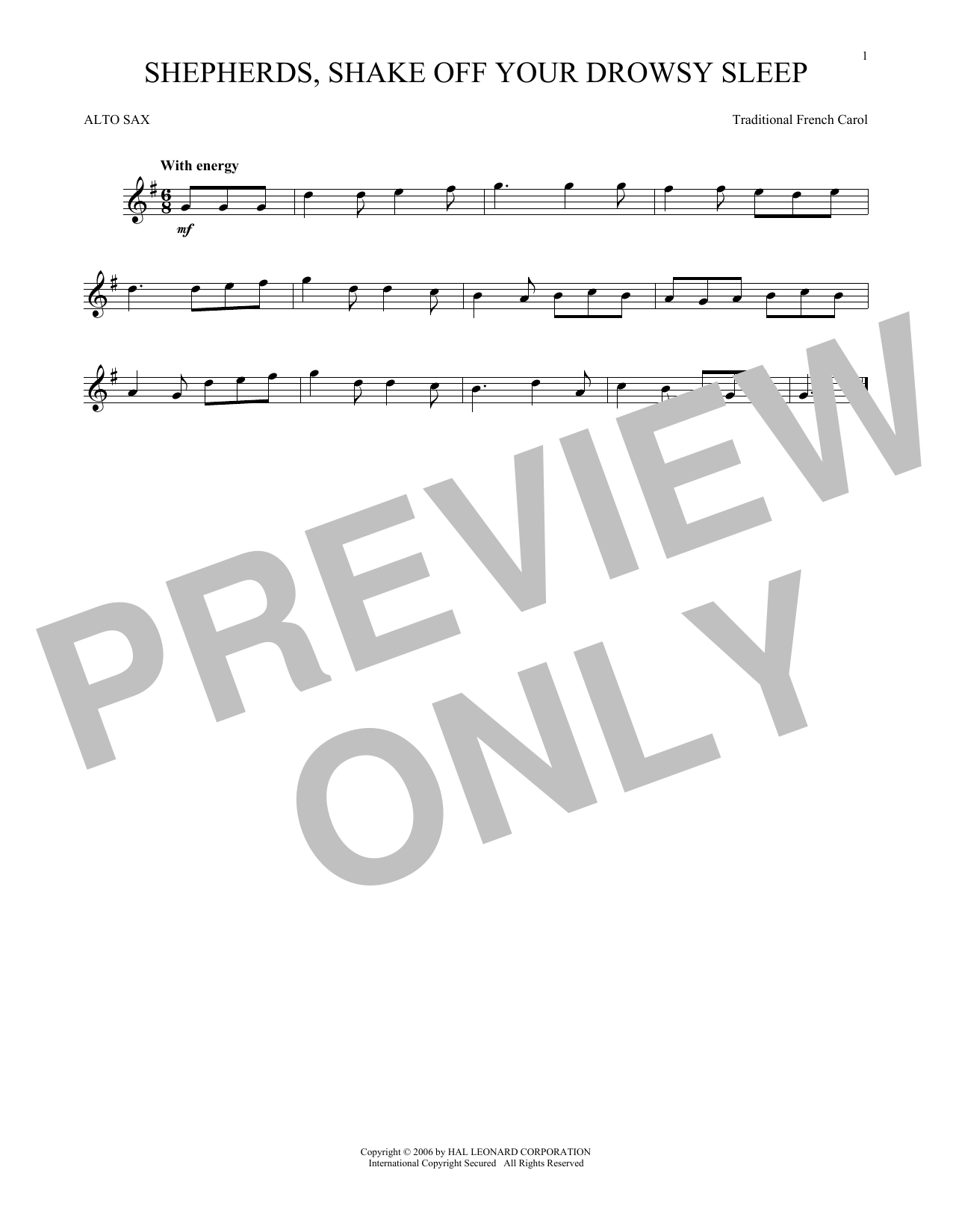 Product gallery: Page 1 of 1 Shepherds, Shake Off Your Drowsy Sleep, Traditional French Carol