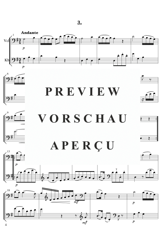 Produktgalerie: Seite 5 von 11 Kegelduette, , Cello und Kontrabass