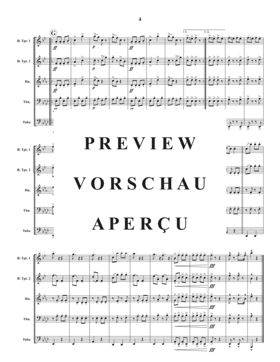 Produktgalerie: Seite 6 von 16 Jockey Polka , , (Blechbläserquintett)