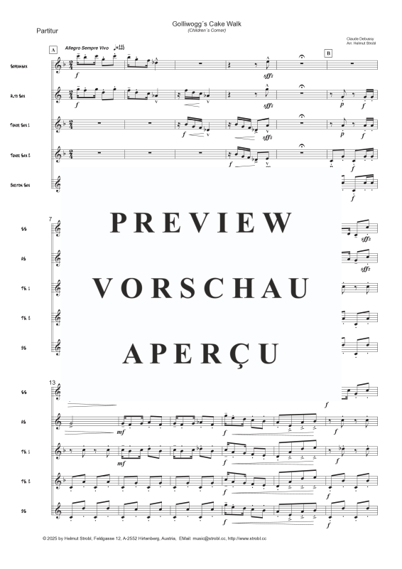 gallery: Golligwoggs Cakewalk, , Saxophonquintett