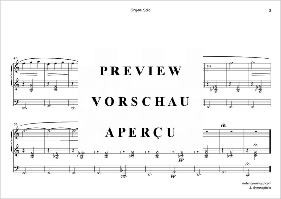 gallery: Gymnopédie Nr. 2 , , (Orgel Solo)