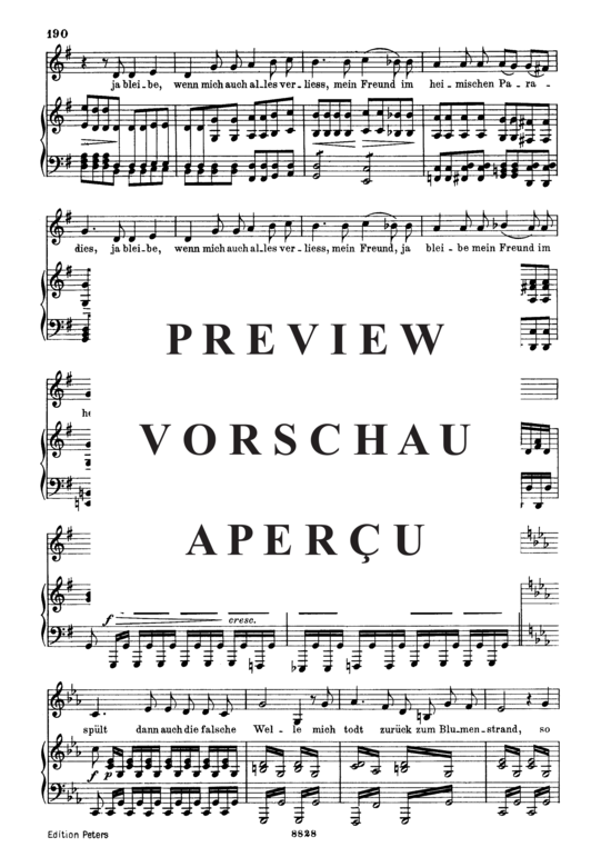 Product gallery: Page 11 of 13 Schiffers Scheidelied D.910, , Low Voice and Piano