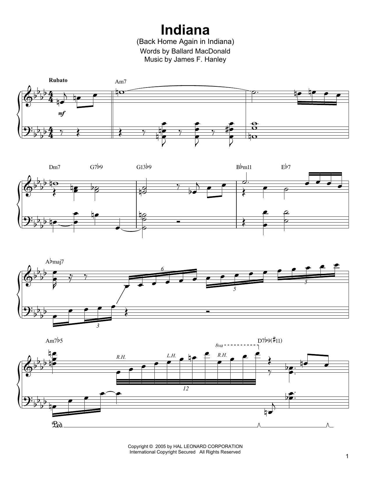 Product gallery: Page 1 of 1 Indiana (Back Home Again In Indiana), Oscar Peterson