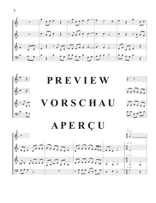 Produktgalerie: Seite 5 von 12 Ricercare on C , , (Blechbläserquartett T T H/P P)