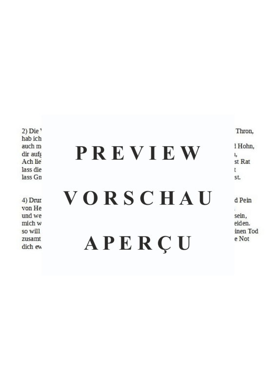 gallery: Herr Jesu, deine Angst und Pein, , Gemischter Chor SATTB